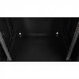 Шкаф 19" телекоммуникационный настенный,  18U 901x600х450 мм, дверь стекло, черный